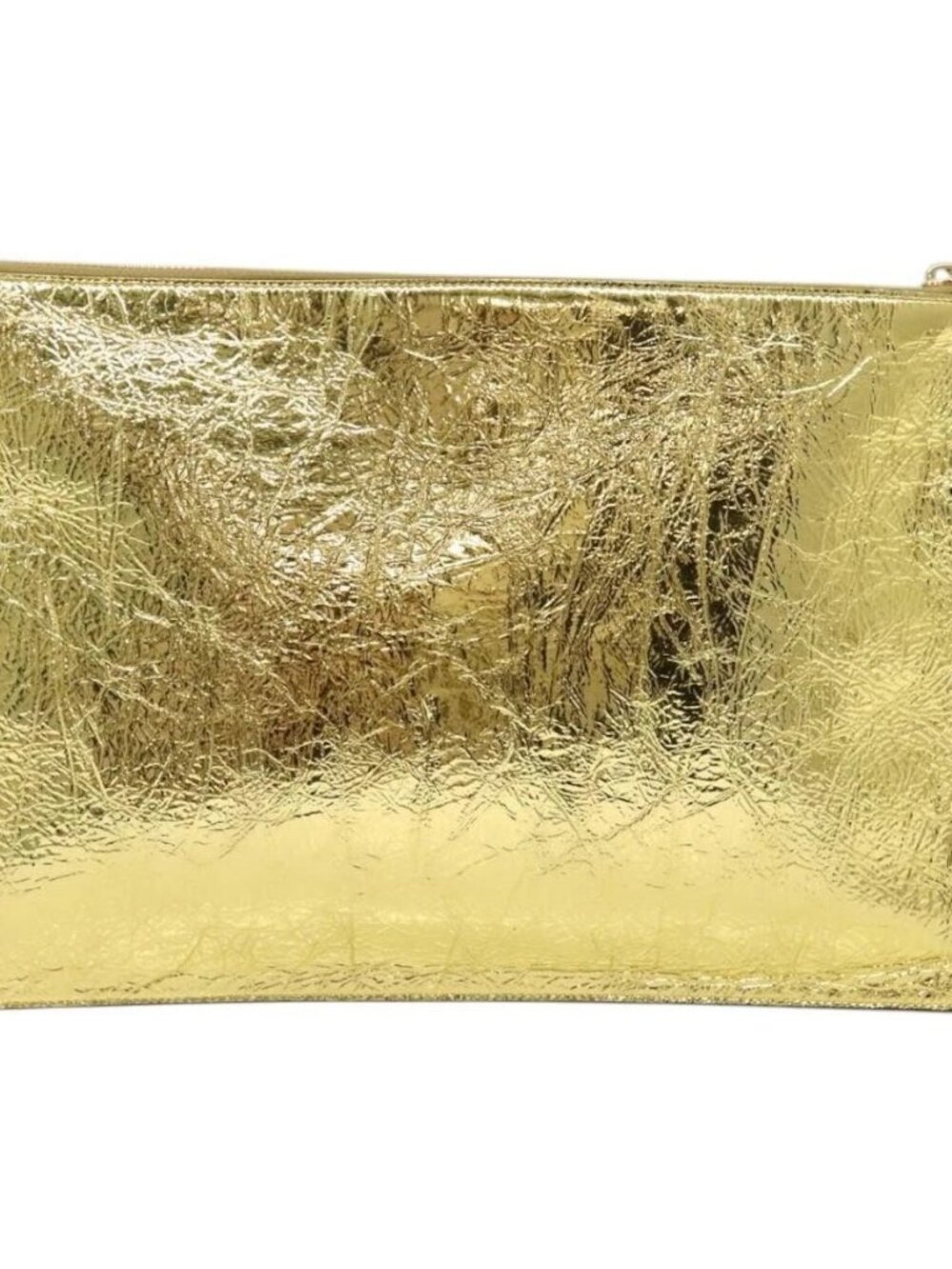 FENDI Clutch Bag Leather Brown Gold Auth mr1110V - Picture 2 of 16